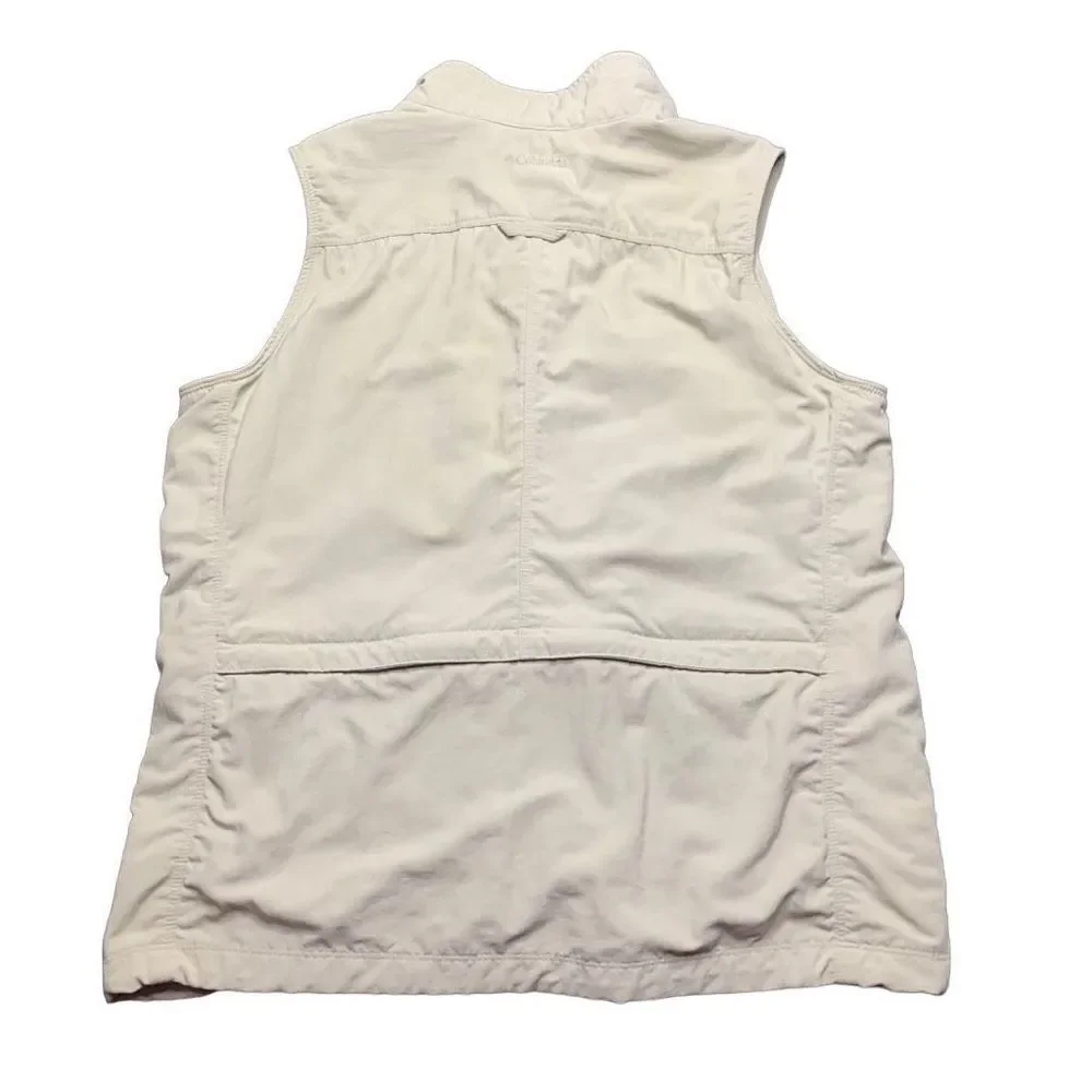 Columbia Titanium Fishing Vest Beige Mens Large Outdoors - Picture 3 of 6